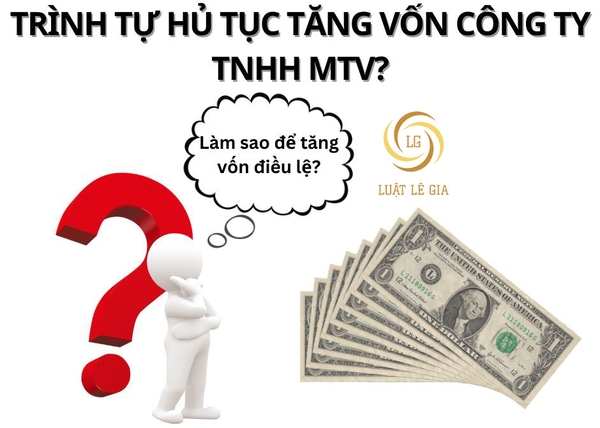 TRÌNH TỰ THỦ TỤC TĂNG VỐNG ĐIỀU LỆ CÔNG TY TNHH MTV