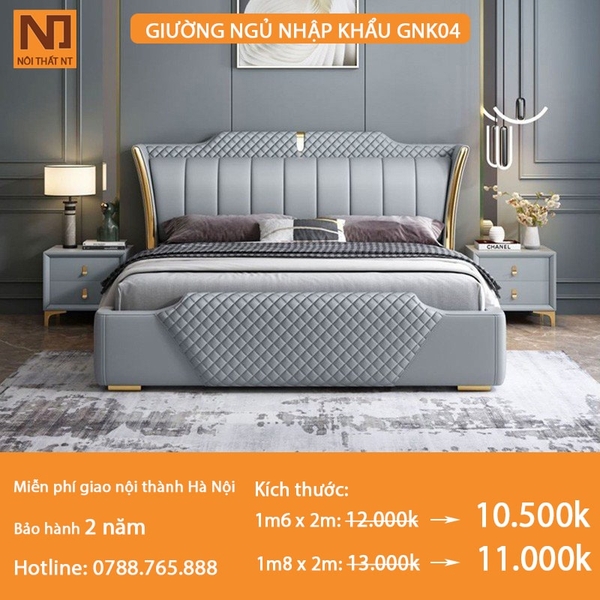 Giường Nhập Khẩu GNK04