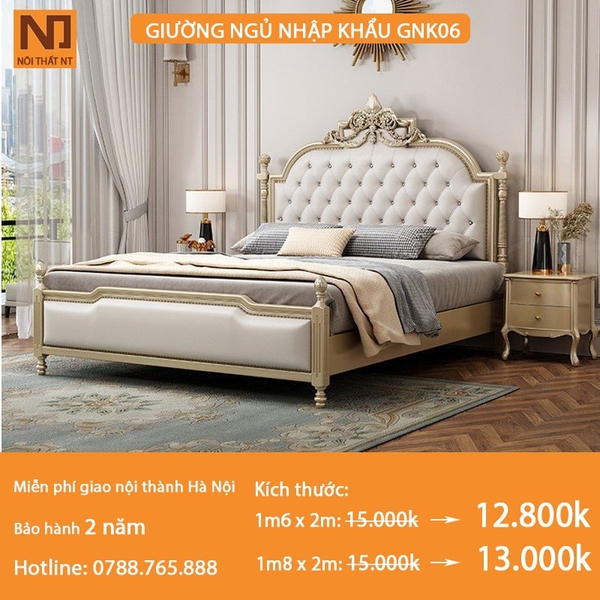 Giường Nhập Khẩu GNK06