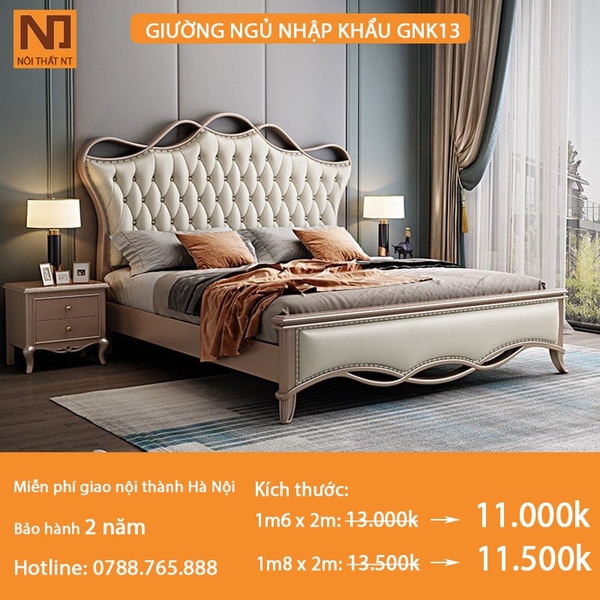 Giường Nhập Khẩu GNK13