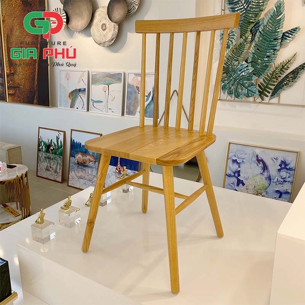Ghế ăn cafe gỗ Pinnstol 7 nan - G12A