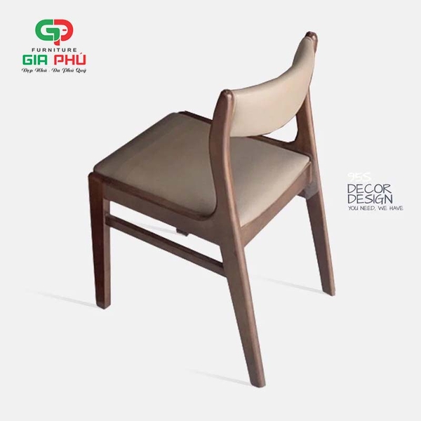 Ghế ăn ghế cafe gỗ BELLA mặt đệm - G21