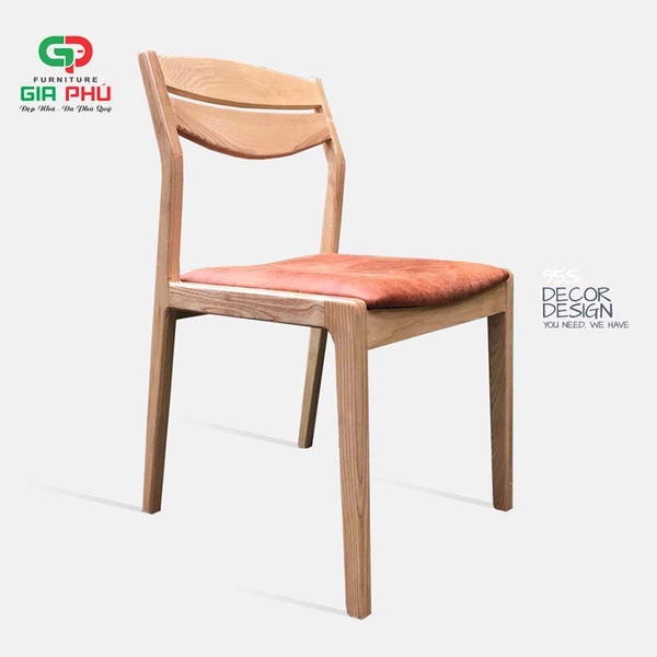 Ghế ăn ghế cafe gỗ Vega S - ghế 2 lá mặt nệm - G22