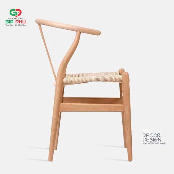 Ghế ăn ghế cafe Wishbone đan dây đẹp - G15