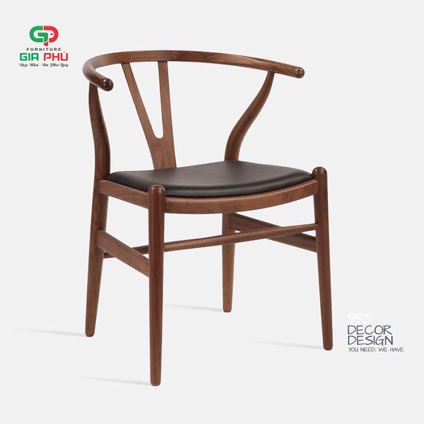 Ghế ăn ghế cafe Wishbone nệm ngồi đẹp - G14