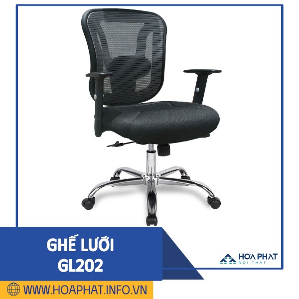 Ghế Lưới Hoà Phát GL202  - Nội Thất Văn Phòng Tam Kỳ