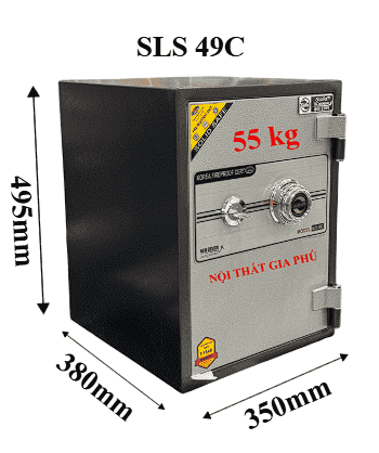 Két sắt tại Tam Kỳ - Két sắt khóa cơ mã SLS 49C Solid Hàn Quốc - Két sắt ở Núi Thành