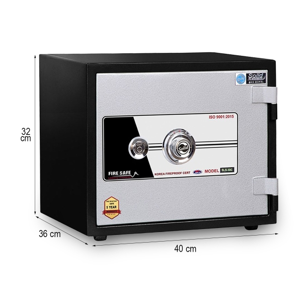 Két sắt mini tại Tam Kỳ - Két sắt Solid SLS 30C khóa cơ