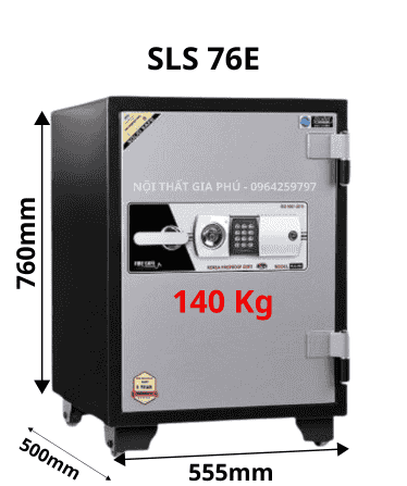 Két sắt tại Tam Kỳ - Két sắt Hàn Quốc khóa điện tử SLS 76E - Két sắt tại Núi Thành
