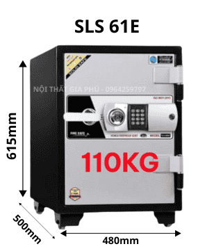 Két sắt tại Núi Thành - Két sắt khóa điện tử solid Hàn Quốc SLS 61E - Két sắt tại Đà Nẵng