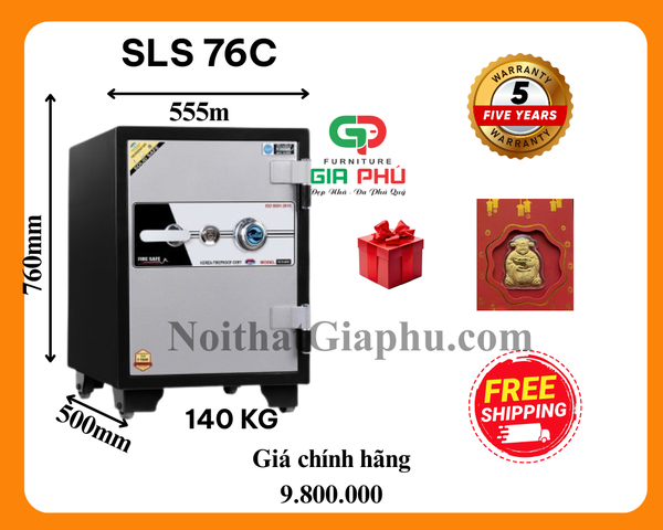 Két sắt tại Quảng Nam - Két sắt cao cấp Solid SLS-76C