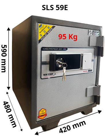 Két sắt tại Đà Nẵng - Két sắt Solid Hàn Quốc khóa điện tử SLS 59E - Két sắt khóa điện tử tại Tam Kỳ