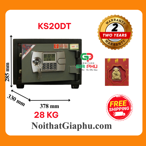 Két sắt Việt Tiệp Quảng Ngãi - Két sắt Việt Tiệp K20DT - Két sắt điện tử