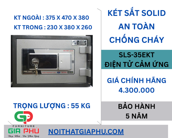 Két sắt tại Núi Thành Quảng Nam - Két sắt Việt Tiệp - Két sắt Solid SLS35E