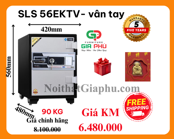 Két sắt tại Núi Thành - Két sét vân tay Solid SLS 56EKTV