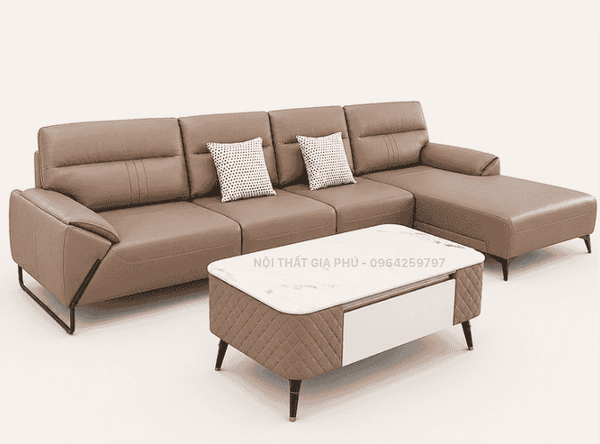 Ghế sofa phòng khách - Sofa góc chữ L mã 314A9C tại Tam Kỳ - Sofa da công nghiệp sản xuất tại Việt Nam