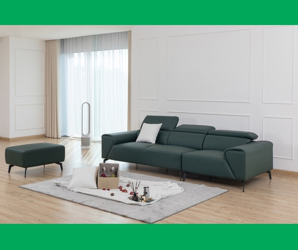 Ghế sofa phòng khách nhỏ Đà Nẵng - Sofa chữ I da cao cấp sofachuI03