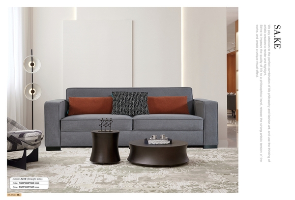 Sofa văng nhập khẩu A01 2m -Sofa chữ I sofa nỉ