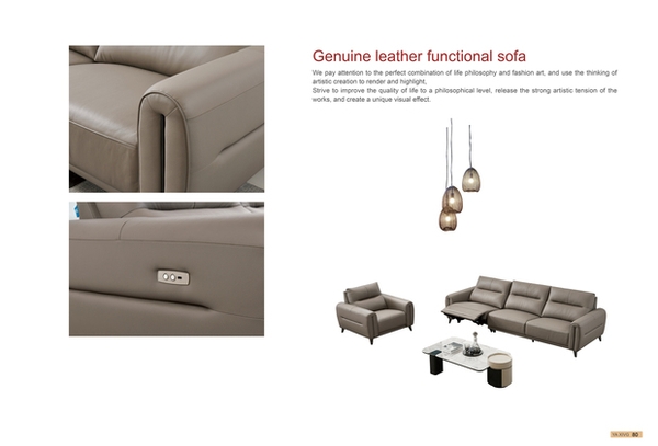 Ghế sofa đơn da bò thật R0508-1Đ  - Ghế sofa một chổ ngồi R0508D1