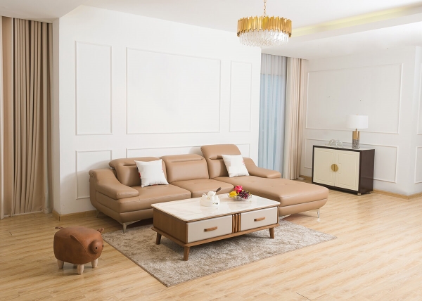 Sofa da cao cấp tại Quảng Nam mã sản phẩm GP83 SofVN09