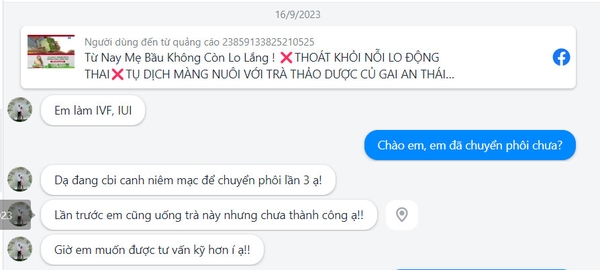 chuyển phôi nhiều lần thất bại