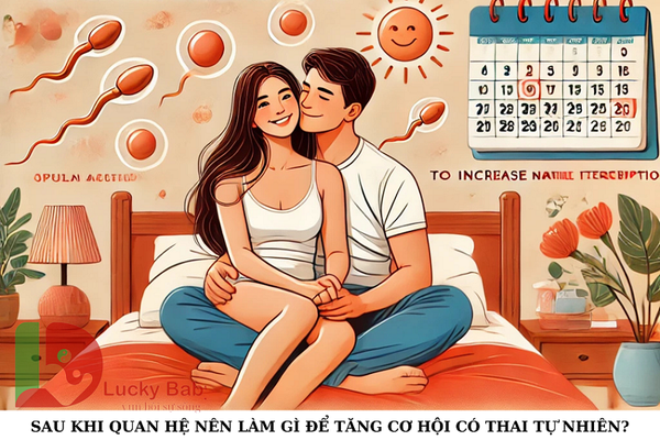 QUAN HỆ XONG NÊN LÀM GÌ ĐỂ TĂNG KHẢ NĂNG MANG THAI TỰ NHIÊN?