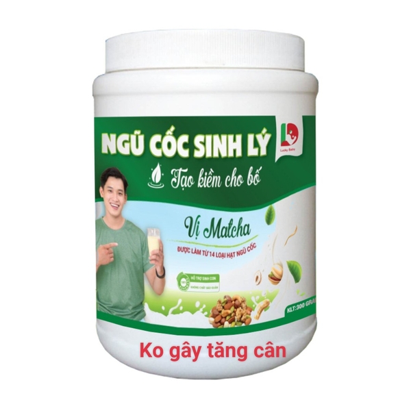 Ngũ cốc sinh lý tạo kiềm cho bố vị Matcha - dành cho bố béo