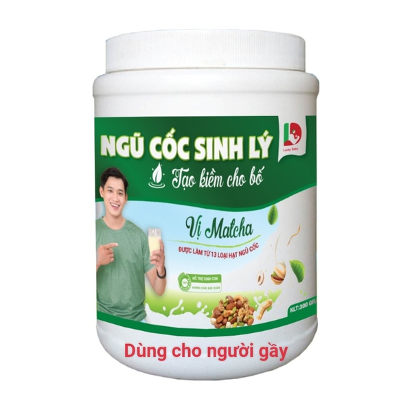 Ngũ cốc sinh lý tạo kiềm vị matcha cho bố - dành cho bố gầy