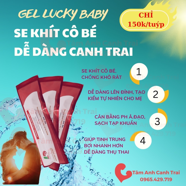 Gel  diệt khuẩn - se khít âm đạo Lucky Baby