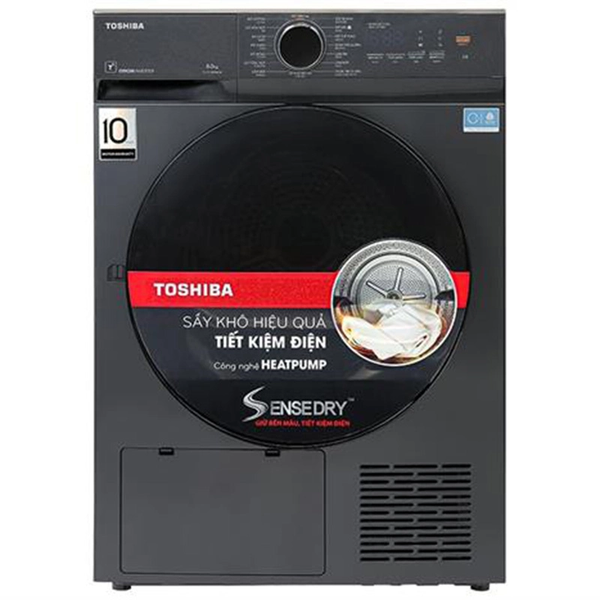 Máy sấy bơm nhiệt Toshiba 8 kg TD-T21B90HWV(MG)