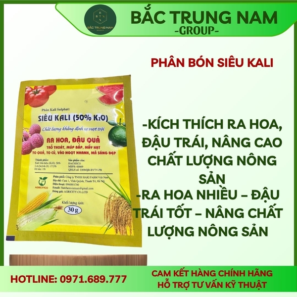 Phân Bón Lá Siêu Kali