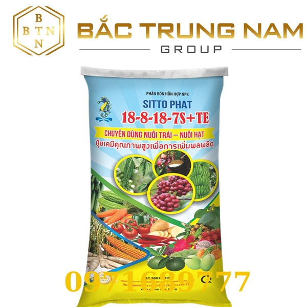 SITTO PHAT 18-8-18+7S+TE (Bao 50kg)