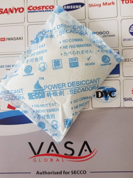 Gói hạt chống ẩm Silica gel 75g vải lụa không dệt