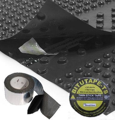 BITUTAPE TS 10cm x10m - Băng dính bitum 2 mặt kết nối dán màng ...