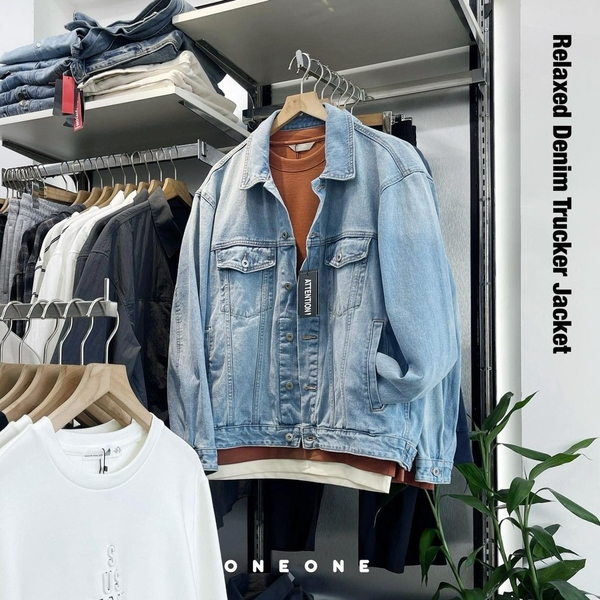 Standard Relaxed Denim Trucker Jacket