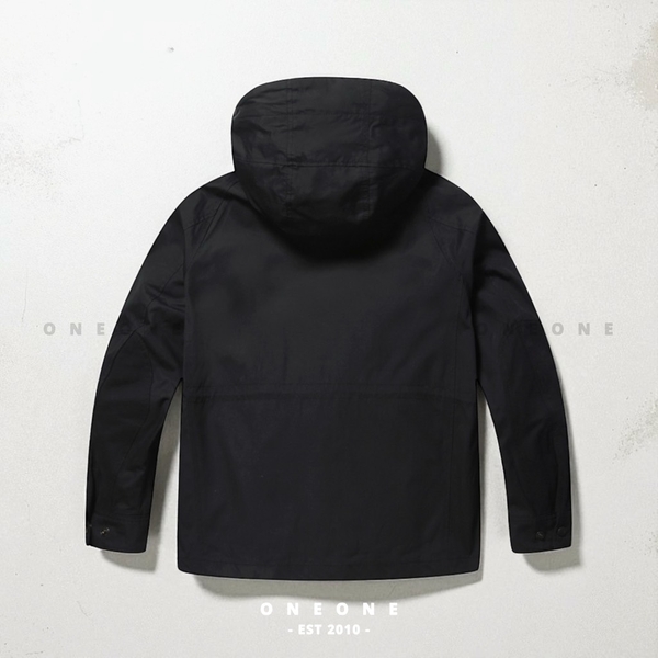 Hooded detachable field jacket S2UAW22201BKX