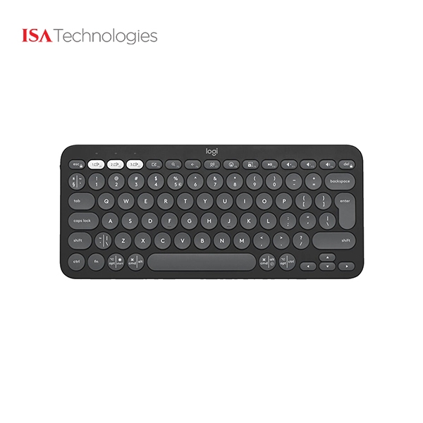 Bàn phím không dây Logitech Pebble Keys 2 K380s - (Than chì)