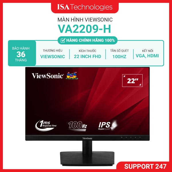 Màn hình ViewSonic VA2209-H 22