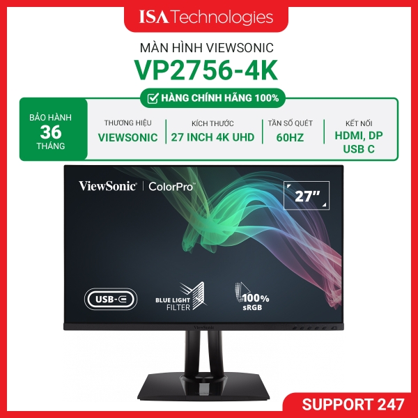Màn hình ViewSonic VP2756-4K 27