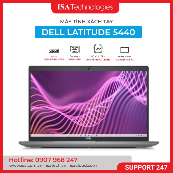 Máy tính xách tay Dell Latitude 5440 Intel(R) Core(TM) i5-1335U