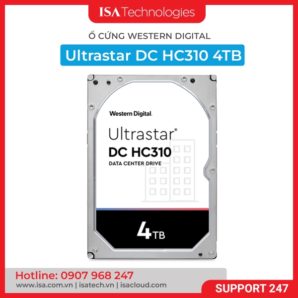 Ổ cứng Western Digital Ultrastar DC HC310 4TB