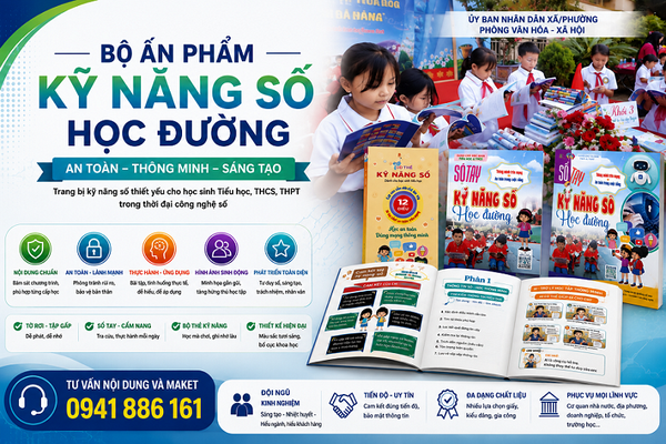 5 Ưu điểm khi in Sổ tay, Tờ rơi Kỹ năng số học đường