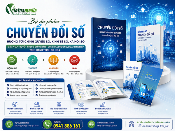 Bộ Ấn phẩm Tuyên truyền Chuyển đổi số