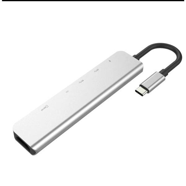 Cáp chuyển Type C 7 Trong 1 HDMI// Thẻ SD TF/2USB 3.0/Sạc Nhanh Cho Máy tính, điện thoại