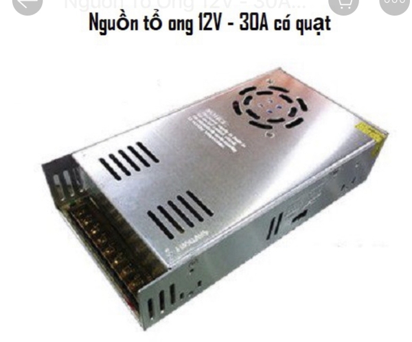 Nguồn Tổ Ong 12V (Nguồn Tổng) 10A-20A-30A bảo hành 12 tháng.