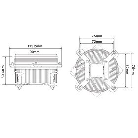 Tản nhiệt khí CPU Cooler Master XDREAM I117 - Hàng Chính Hãng