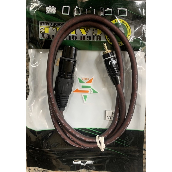 [Mã ELHACE giảm 4% đơn 300K] Dây Canon Cái ra AV 1M