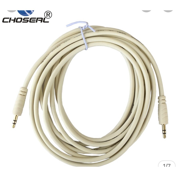 [Mã ELHACE giảm 4% đơn 300K] Cáp loa 3.5 ra 3.5 cao cấp dài 1.8M/3M/5M Choseal/Fstar