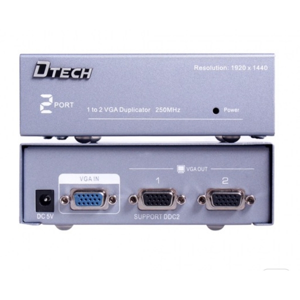 Bộ Chia Vga1 sang 2 Dtech DT7252