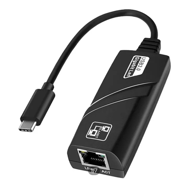Cáp chuyển Type C sang Lan/RJ45/Mạng tốc độ 10/100/1000MB dùng cho Macbook. máy tính, điện thoại